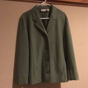 Sage Green Knit Blazer